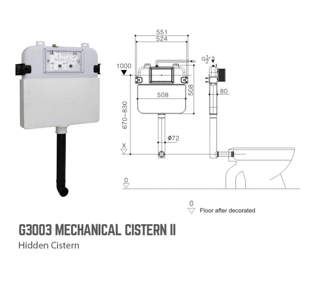 G3003 MECHANICAL CISTERN Ⅱ